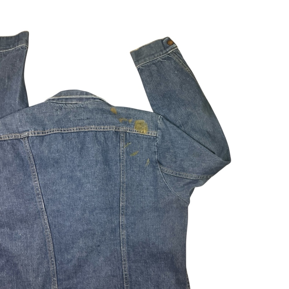 Vintage 60s Wrangler Selvedge button front denim jacket SZ Small USA made - Picture 9 of 10